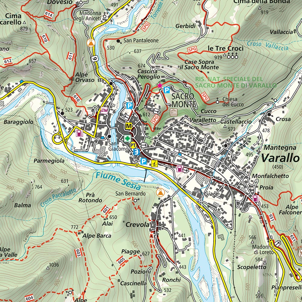 Valsesia: south-eastern part