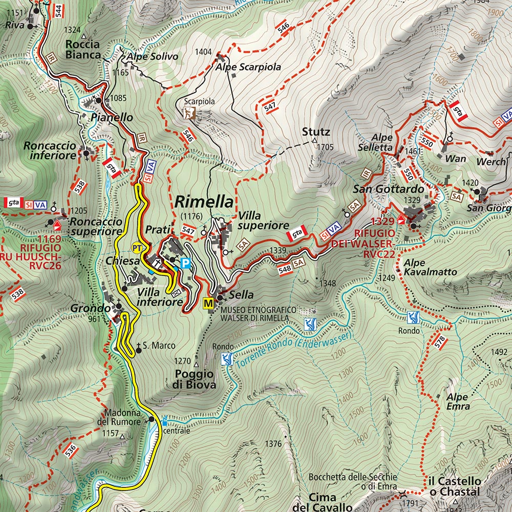 Valsesia: north-eastern part