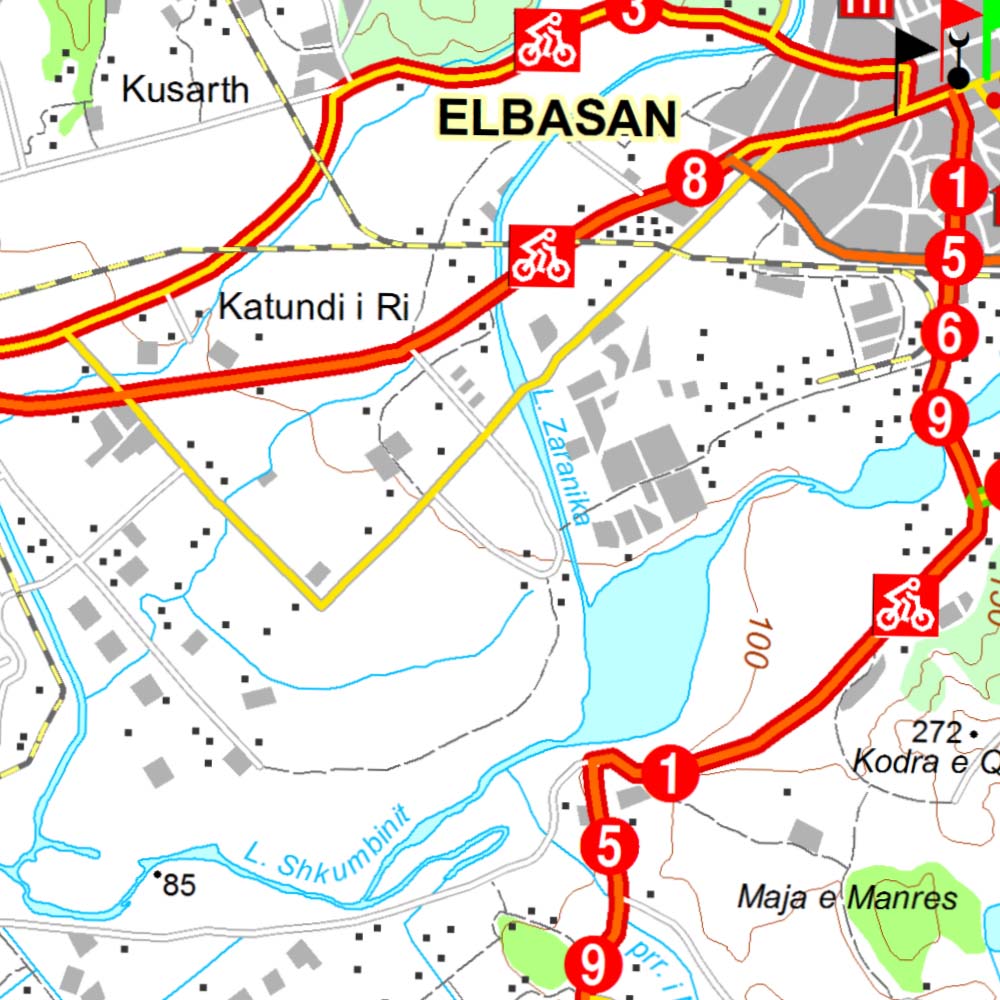 Elbasan – Berat