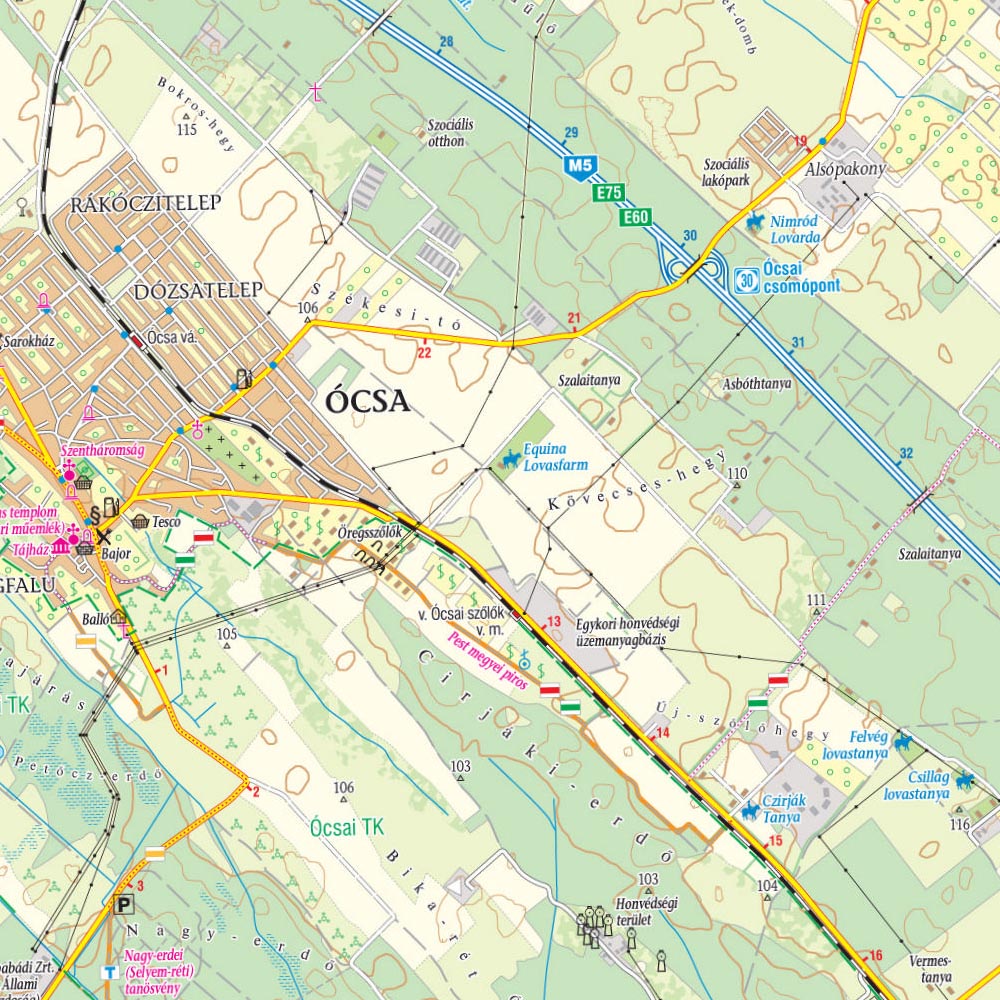 Tourist Routes Around Monor