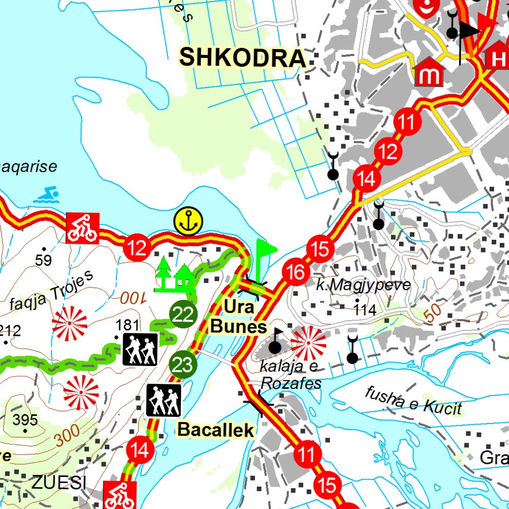 Shkodra. Albania „hiking & biking”
