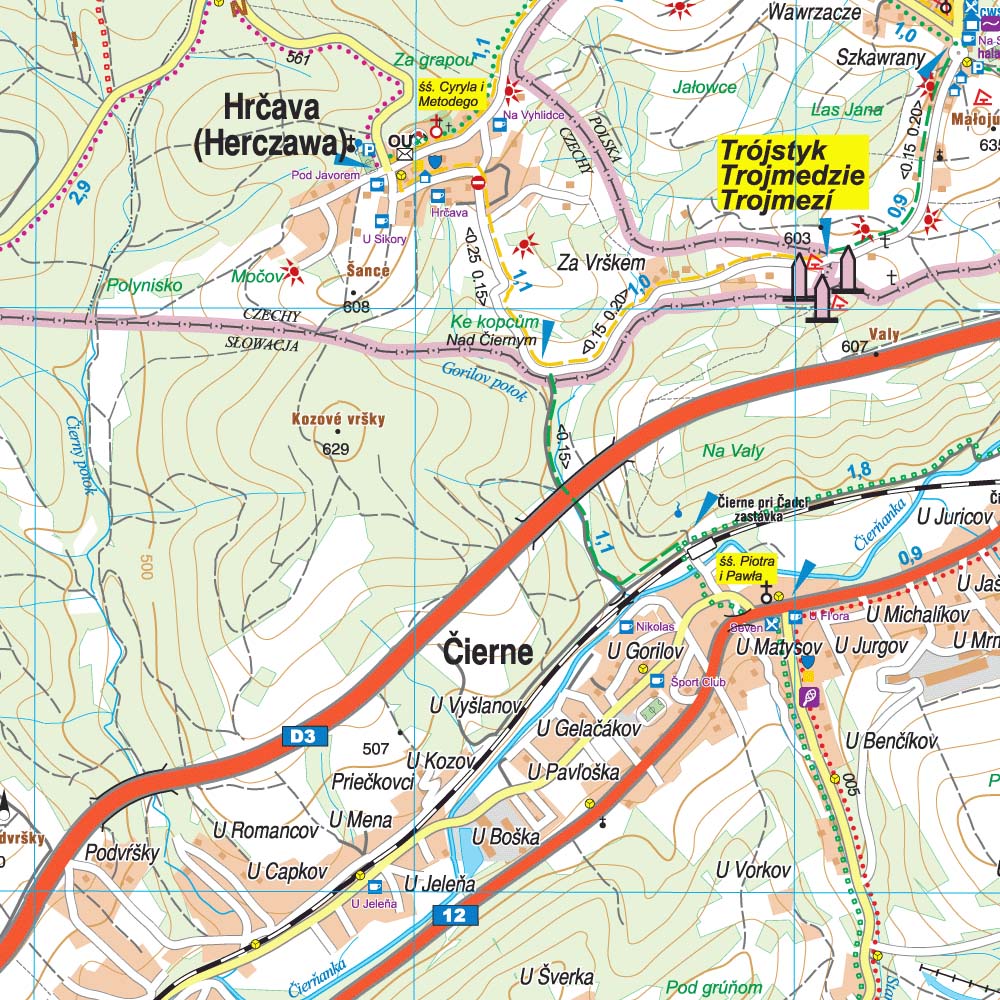 Triborder region: Poland - Slovakia - Czech Republic