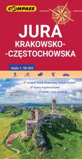 Mapa Jura Krakowsko-Częstochowska