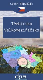 Mapa Okolice miast Trebice i Velké Meziříčí