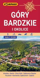 Mapa Góry Bardzkie i okolice