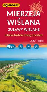 Mapa Mierzeja Wiślana i Żuławy Wiślane