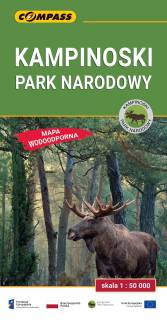 Mapa Kampinoski Park Narodowy