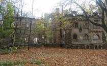 ruiny pałacu w Wierbce