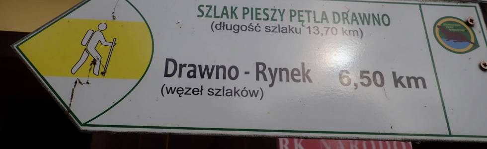 Szlak Pętla Drawno - Pieszy Żółty ver. 2022
