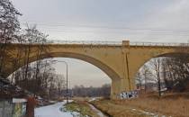Most kolejowy na potokiem - Paruszowiec.