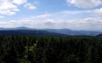 panorama Masywu Śnieżnika i Czarnej Góry