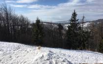 widok na Tatry ze szczytu