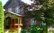 Odrestaurowany dom żuławski