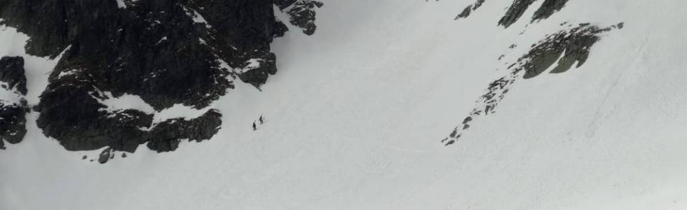 Mały Zawracik ze St. Smokowca. (Tatry Wysokie na ski-tourach)