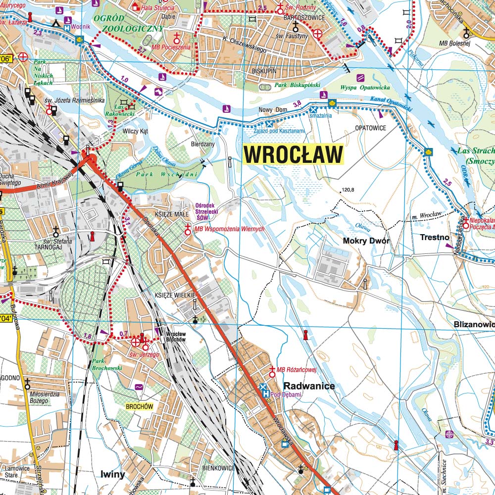 Wrocław and Its Close Vicinity. South-Eastern Part