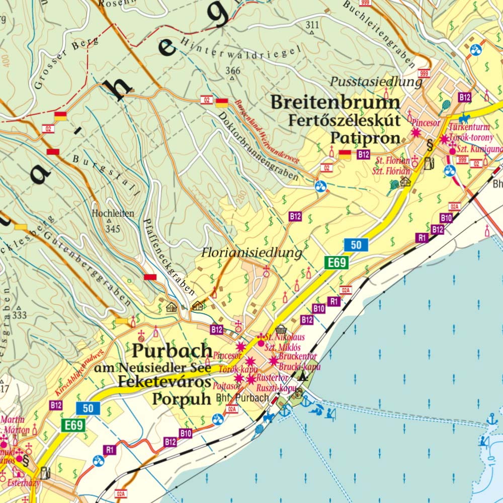 Lake Neusiedl and Leitha Mountains