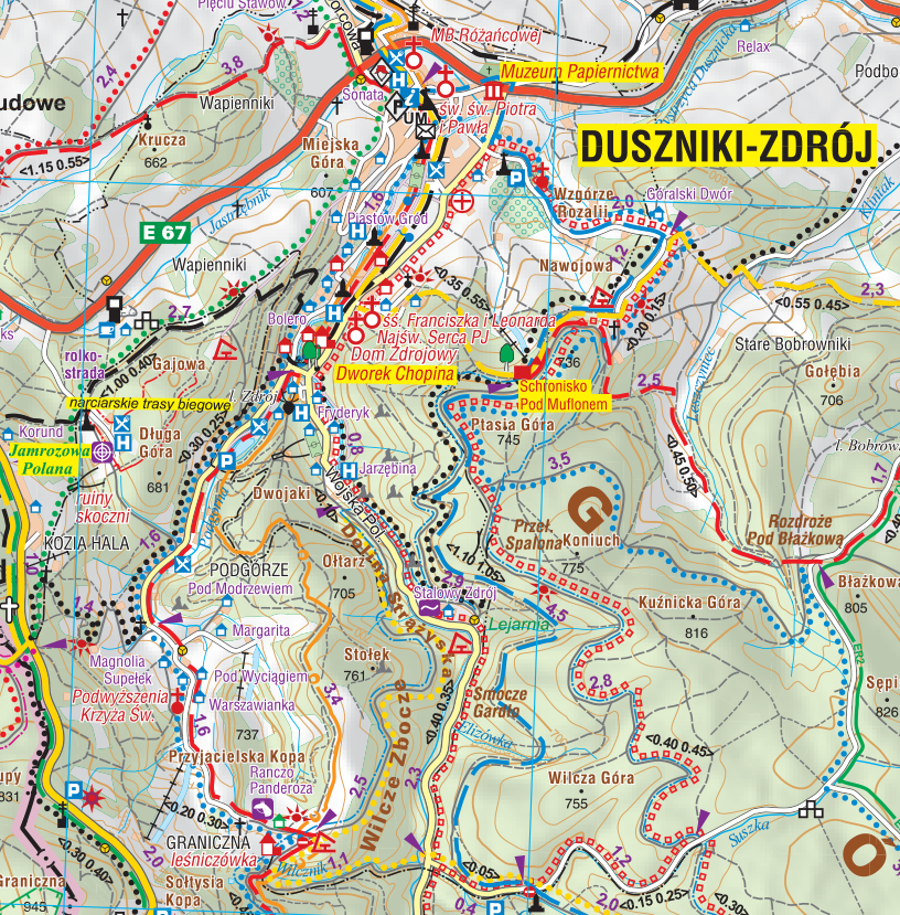 Bystrzyckie Mountains and Orlickie Mountains 