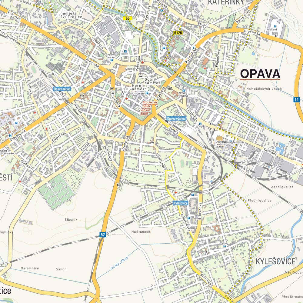 Rejon Opavy i Slezská Harta