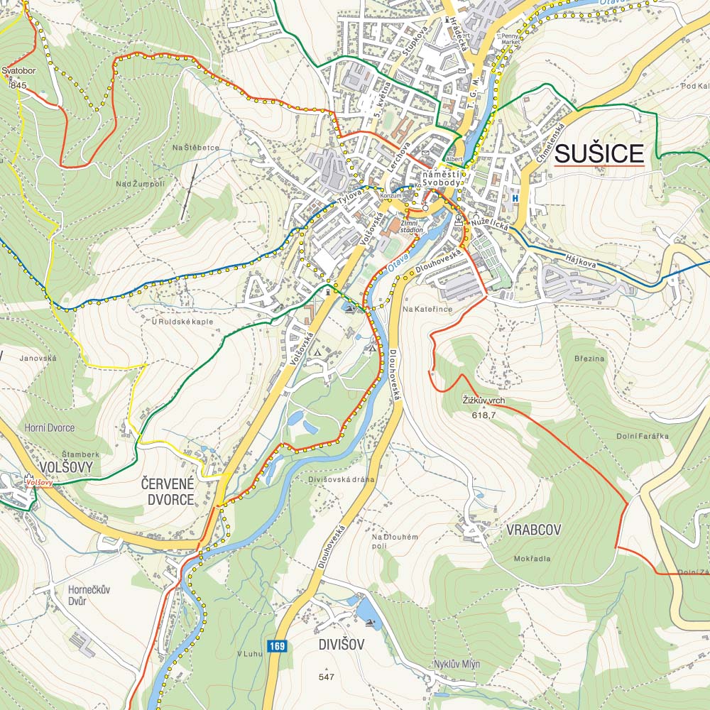 Strakonice Region. Western Part