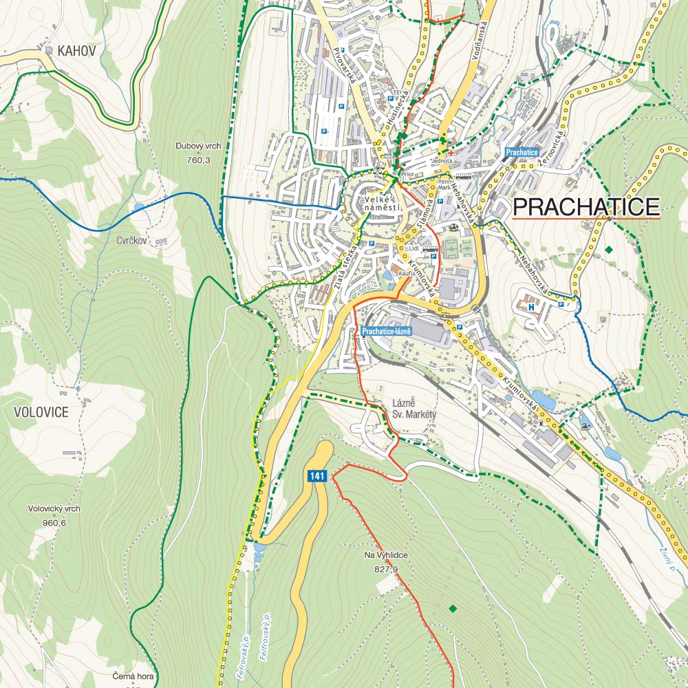 Szumawa. Rejon miasta Prachatice