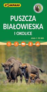 Mapa Puszcza Białowieska i okolice