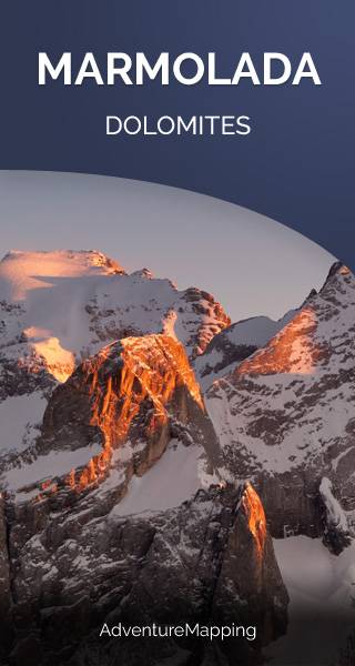 Marmolada i północna część Val di Fassa