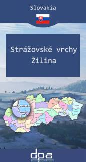 Mapa Góry Strażowskie. Okolice Żyliny