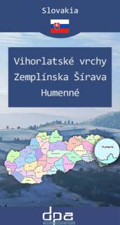 Mapa Wyhorlat, Zemplínska Šírava, okolice Humennego