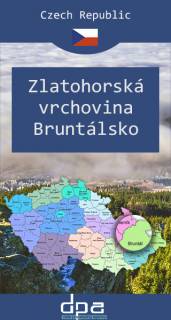 Mapa Góry Opawskie. Okolice miasta Bruntál