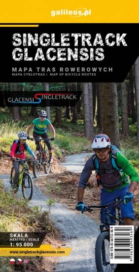 Mapa tras rowerowych - Singletrack Glacensis