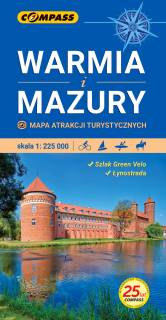 Mapa Warmia i Mazury – mapa atrakcji turystycznych