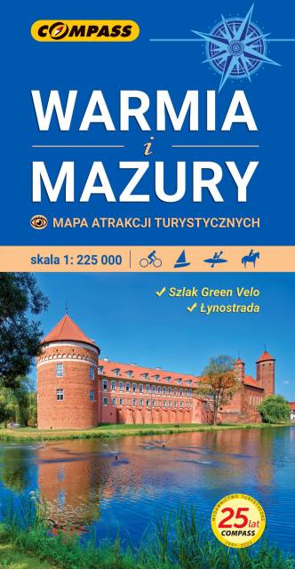 Warmia i Mazury – mapa atrakcji turystycznych