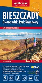 Mapa Bieszczady - Bieszczadzki Park Narodowy