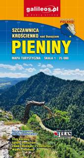 Mapa Pieniny