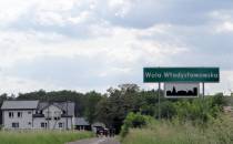 Tablica miejscowości - Wola Władysławowska