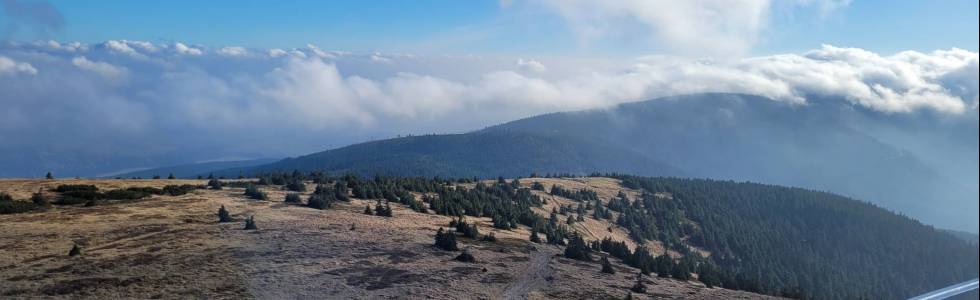 Cudne jesienne panoramy ze Śnieżnika.