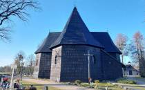 Drewniany kościółek w Boronowie