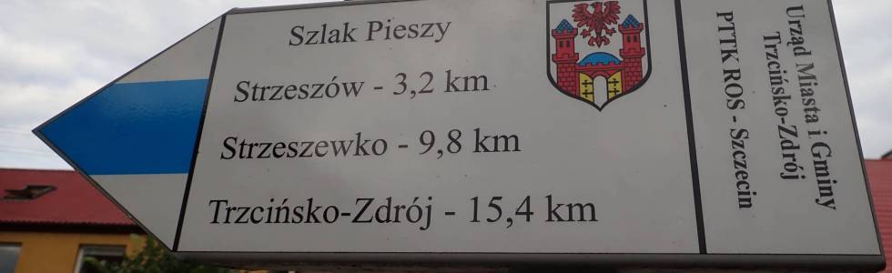 Szlak Trzcińsko Zdrój - Pieszy Niebieski ver. 2022