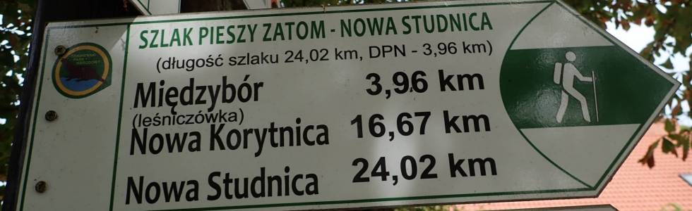 Szlak Zatom - Nowa Studnica - Kępa Krajeńska - Pieszy Zielony ver. 2022