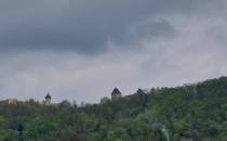 Zamek Helfstyn, widok z Tynu nad Becvou
