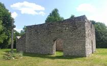 Ruiny kościoła Św. Stanisława w Żarkach