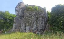 Ruiny wieży obronnej w Łutowcu