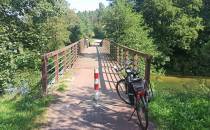 Mostek na Brdzie na ścieżce rowerowej Szczytno- Przechlewa