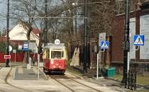 Linia tramwajowa 38 na Piekarskiej w Bytomiu