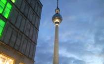 Słynna Wieża Alexa w Berlinie
