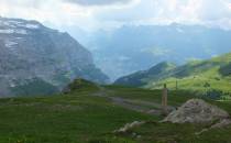 Widok w stronę Lauterbrunnen