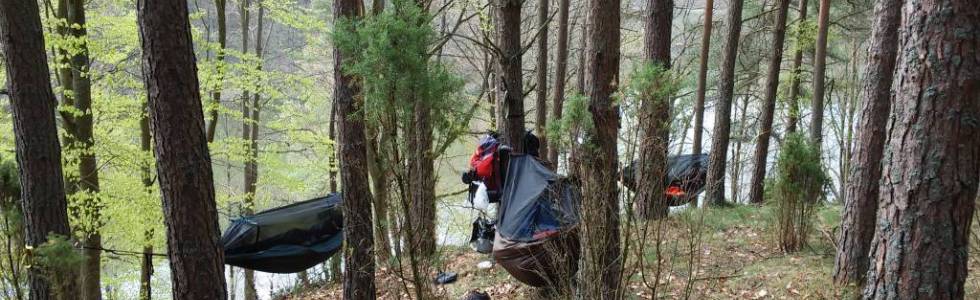 Bushcraftowe klimaty na hamakach