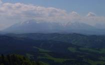 Tatry - widok z Wysokiej