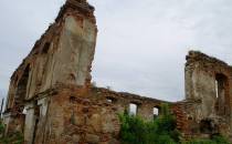 Wysokie Litewskie, ruiny synagogi.