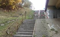 Ścieżka rowerowa po schodach ;)